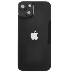 Back Glass With Steel Plate With MagSafe Magnet Pre-Installed Compatible For iPhone 14 (Genuine OEM) (Midnight)