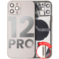 Back Housing W/ Small Components Pre-Installed Compatible For iPhone 12 Pro (US Version) (Used OEM Pull: Grade B) (Gold)