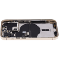Back Housing W/ Small Pre-Installed Compatible For iPhone 14 Pro (U.S Version) (No Logo) (Aftermarket Plus) (Gold)
