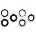 Back Camera Lens With Bracket & Bezel Compatible For iPhone 16 Pro / 16 Pro Max (White Titanium) (3 Piece Set) (Premium)