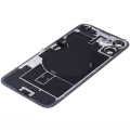 Back Glass With Steel Plate With Wireless NFC Charging MagSafe Magnet & Flashlight Flex Compatible For iPhone 16 (Used OEM Pull: Grade A) (Black)