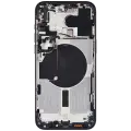 Back Housing W/ Small Pre-Installed Compatible For iPhone 15 Pro Max (US Version) (Used OEM Pull: Grade B) (Blue Titanium)