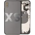 Back Housing W/ Small Components Pre-Installed Compatible For iPhone XS (Used OEM Pull: Grade B) (Space Gray)