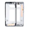Mid-Frame Housing Compatible For Samsung Galaxy S10 Plus (With Small Parts) (Prism White) 